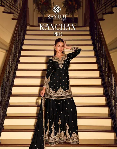 Kanchan Pro By Sayuri Chinon Silk Readymade Suits Wholesale Online
